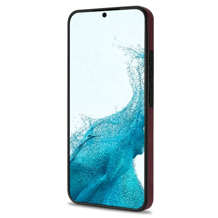 For Samsung Galaxy S21 5G N.Bekus Vertical Flip Card Slot RFID Phone Case