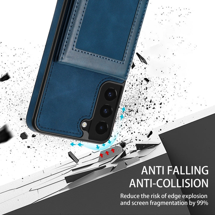 For Samsung Galaxy S21 FE 5G N.Bekus Vertical Flip Card Slot RFID Phone Case