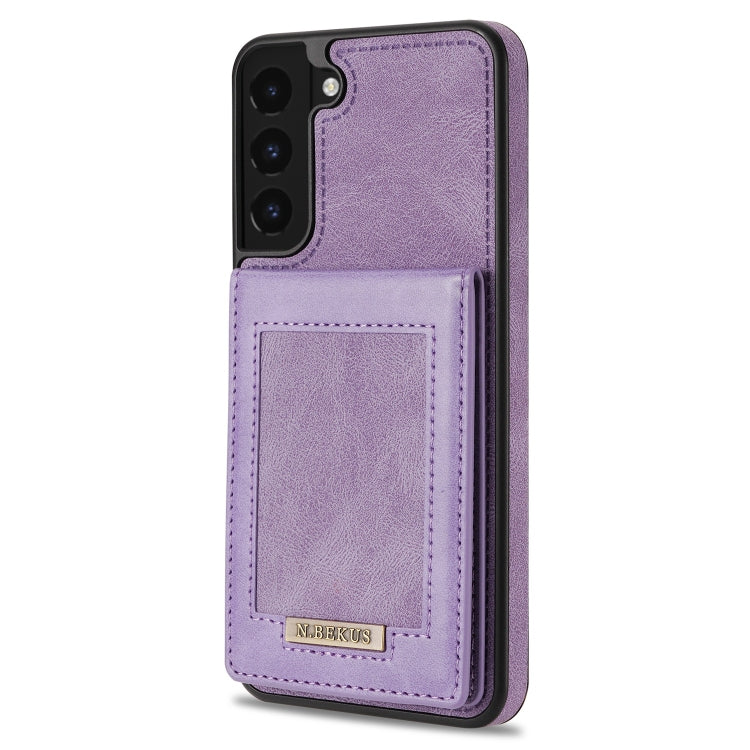 For Samsung Galaxy S21 FE 5G N.Bekus Vertical Flip Card Slot RFID Phone Case
