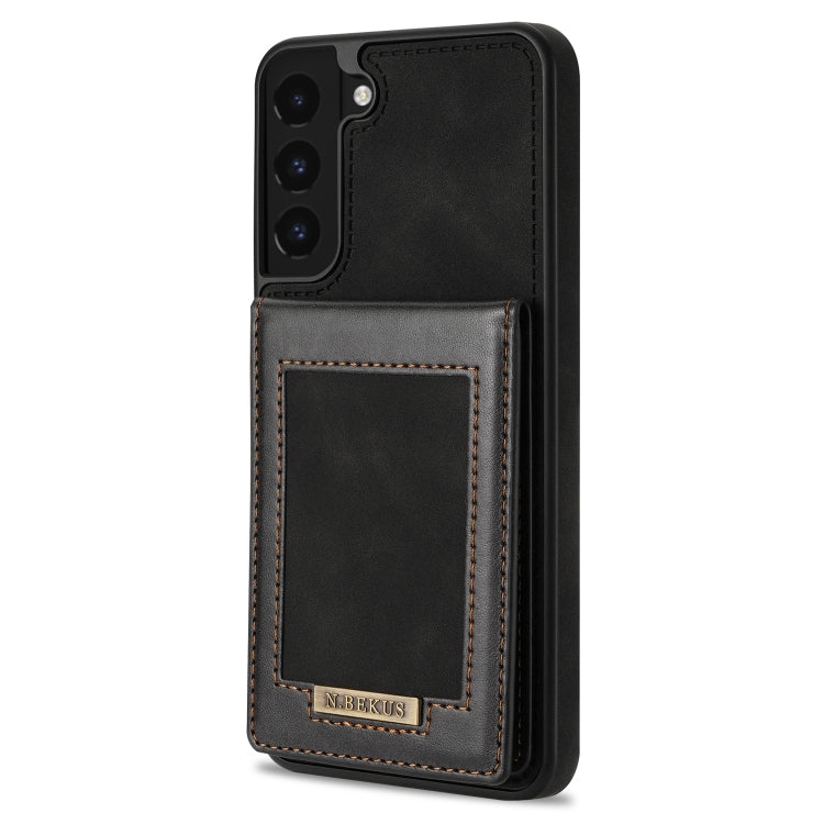 For Samsung Galaxy S21 FE 5G N.Bekus Vertical Flip Card Slot RFID Phone Case