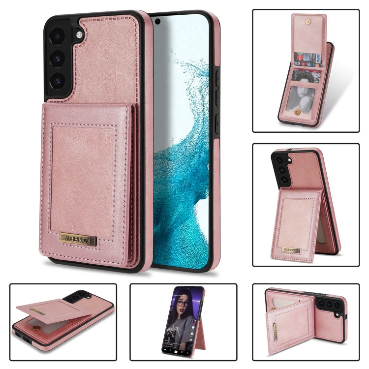For Samsung Galaxy S21 FE 5G N.Bekus Vertical Flip Card Slot RFID Phone Case
