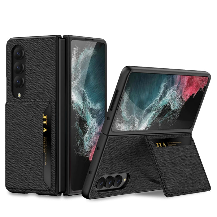 For Samsung Galaxy Z Fold4 GKK Ultra-thin Leather Phone Case with Card Slots