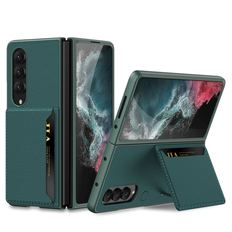 For Samsung Galaxy Z Fold4 GKK Ultra-thin Leather Phone Case with Card Slots