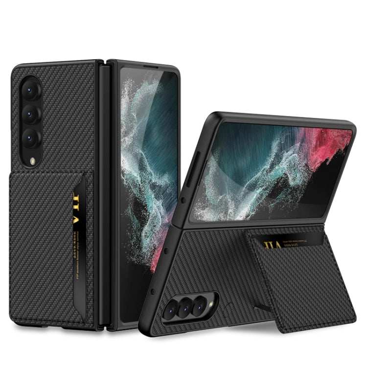 For Samsung Galaxy Z Fold4 GKK Ultra-thin Leather Phone Case with Card Slots