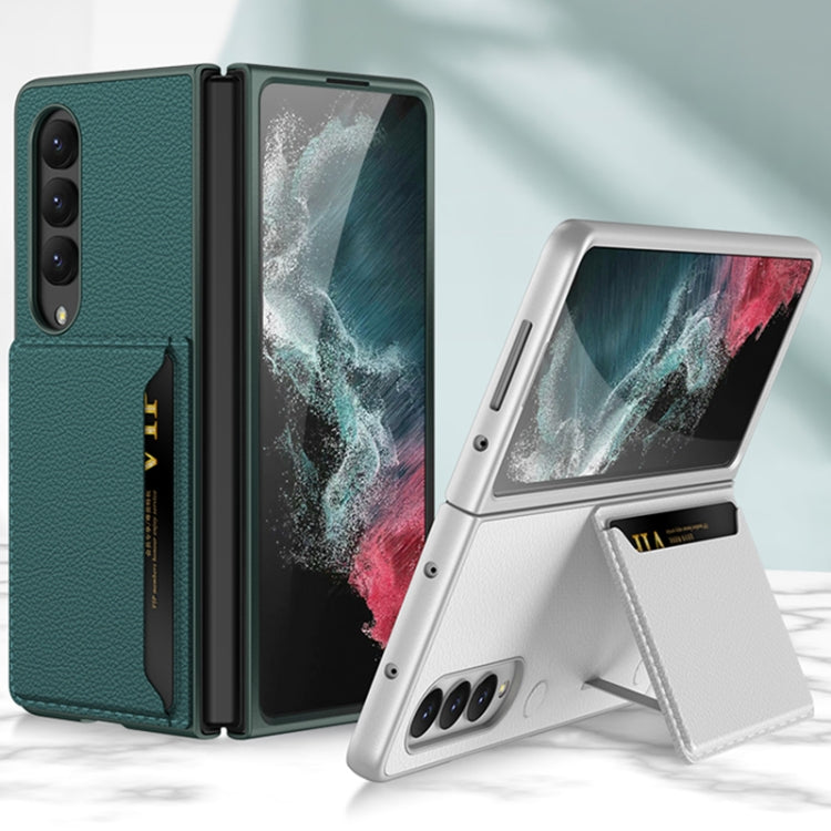 For Samsung Galaxy Z Fold4 GKK Ultra-thin Leather Phone Case with Card Slots