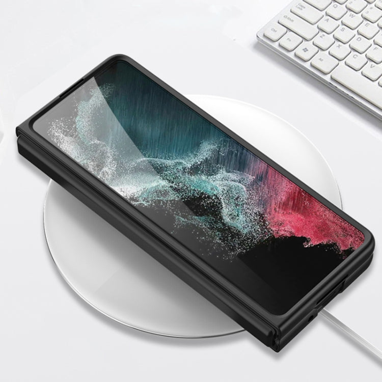 For Samsung Galaxy Z Fold4 GKK Ultra-thin Leather Phone Case with Card Slots