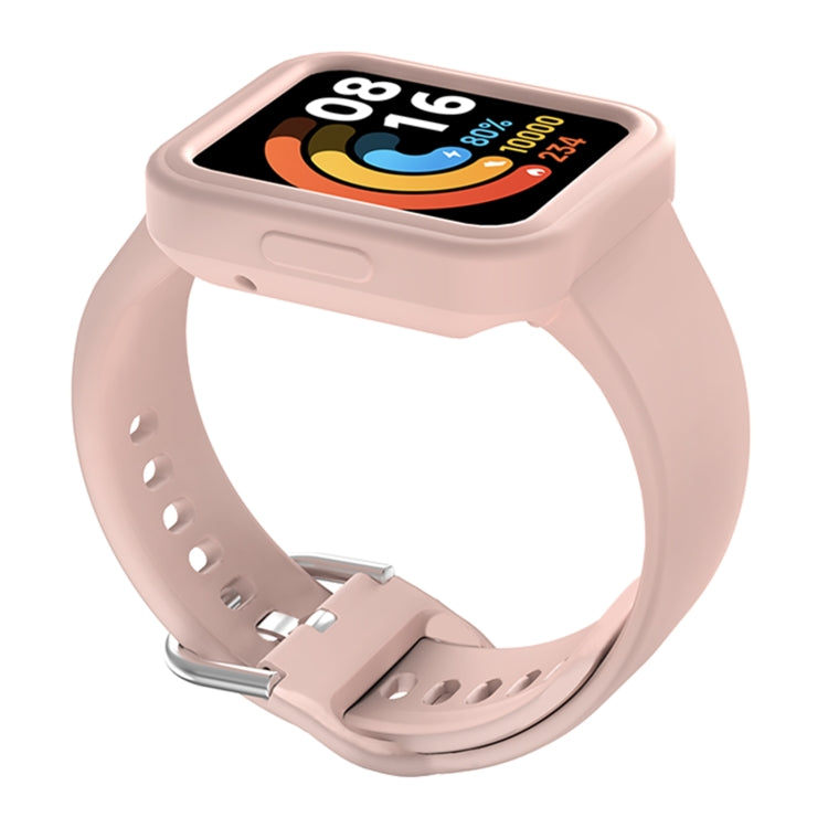 For Xiaomi Redmi Watch / Watch Lite Solid Color Silicone Integrated Watch Band