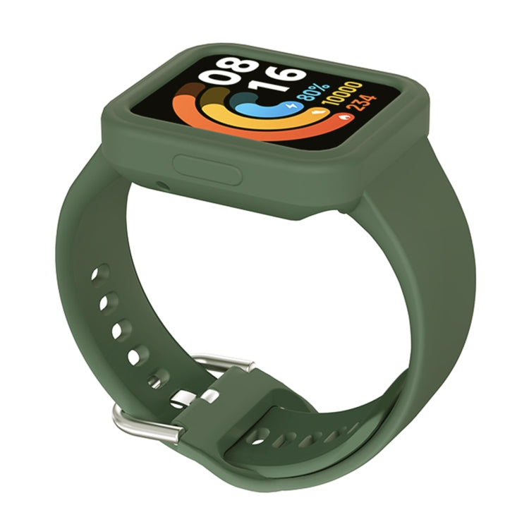 For Xiaomi Redmi Watch / Watch Lite Solid Color Silicone Integrated Watch Band