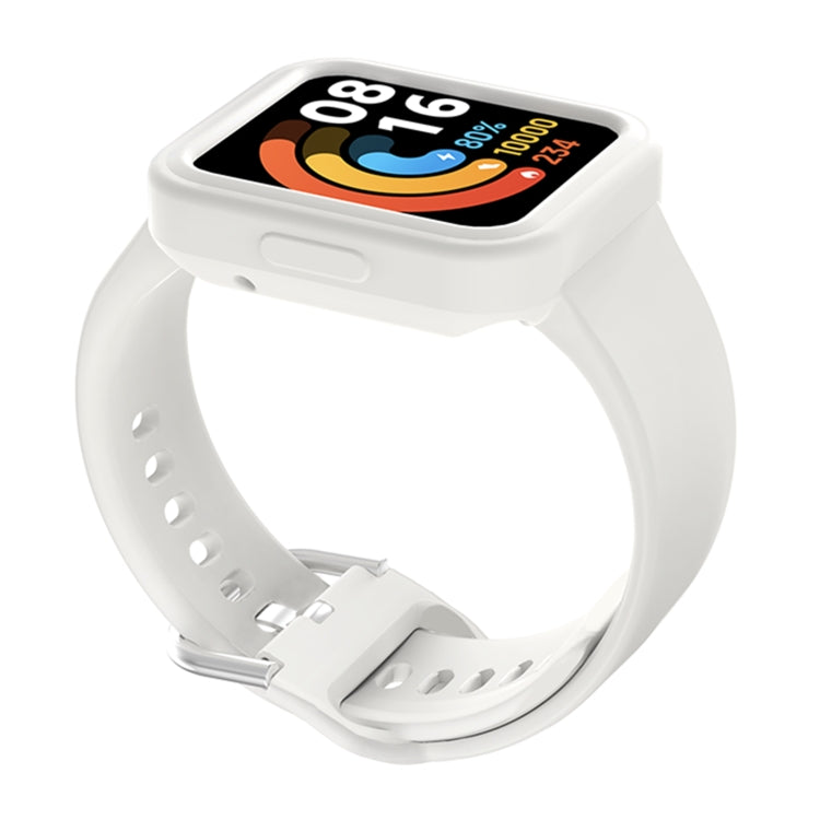 For Xiaomi Redmi Watch 2 / Watch 2 Lite Solid Color Silicone Integrated Watch Band