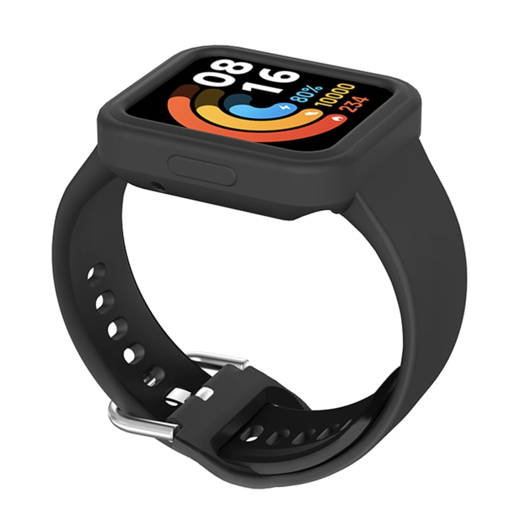 For Xiaomi Redmi Watch 2 / Watch 2 Lite Solid Color Silicone Integrated Watch Band