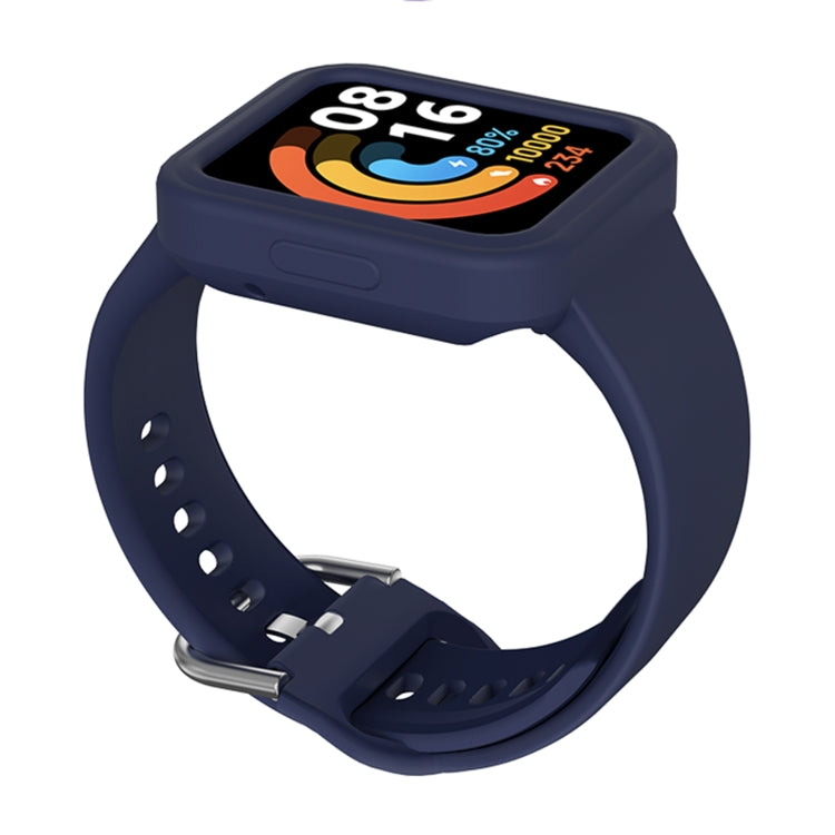 For Xiaomi Redmi Watch 2 / Watch 2 Lite Solid Color Silicone Integrated Watch Band