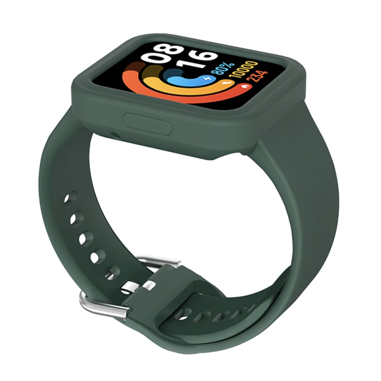 For Xiaomi Redmi Watch 2 / Watch 2 Lite Solid Color Silicone Integrated Watch Band
