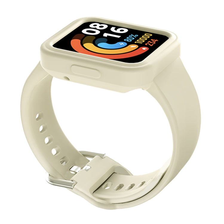 For Xiaomi Redmi Watch 2 / Watch 2 Lite Solid Color Silicone Integrated Watch Band