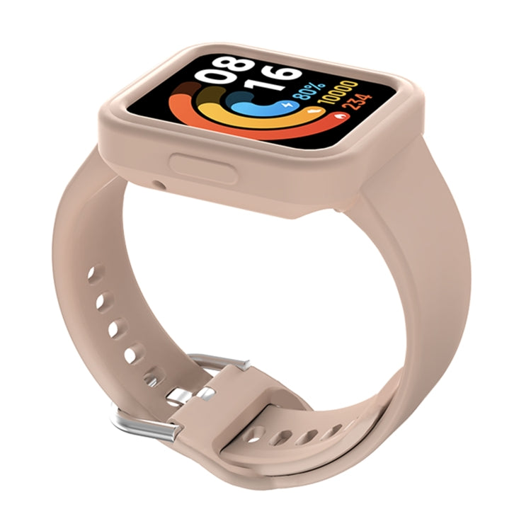 For Xiaomi Redmi Watch 2 / Watch 2 Lite Solid Color Silicone Integrated Watch Band