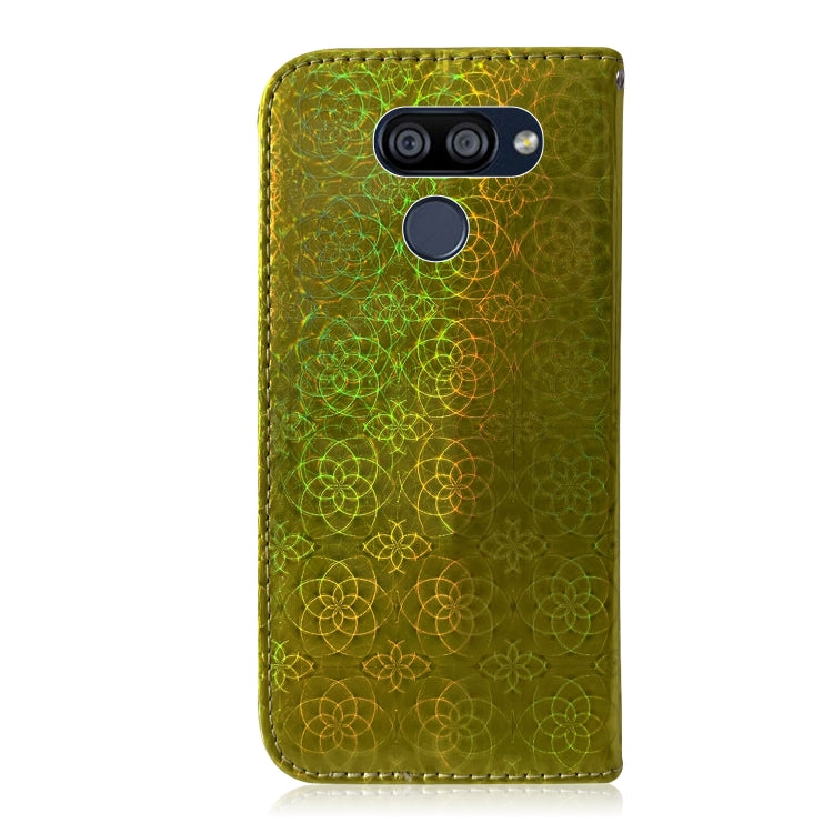 For LG K40S Solid Hyun Color Magnetic Attraction Horizontal Flip Leather Case with Lanyard, Support Holder & Card Slot & Wallet