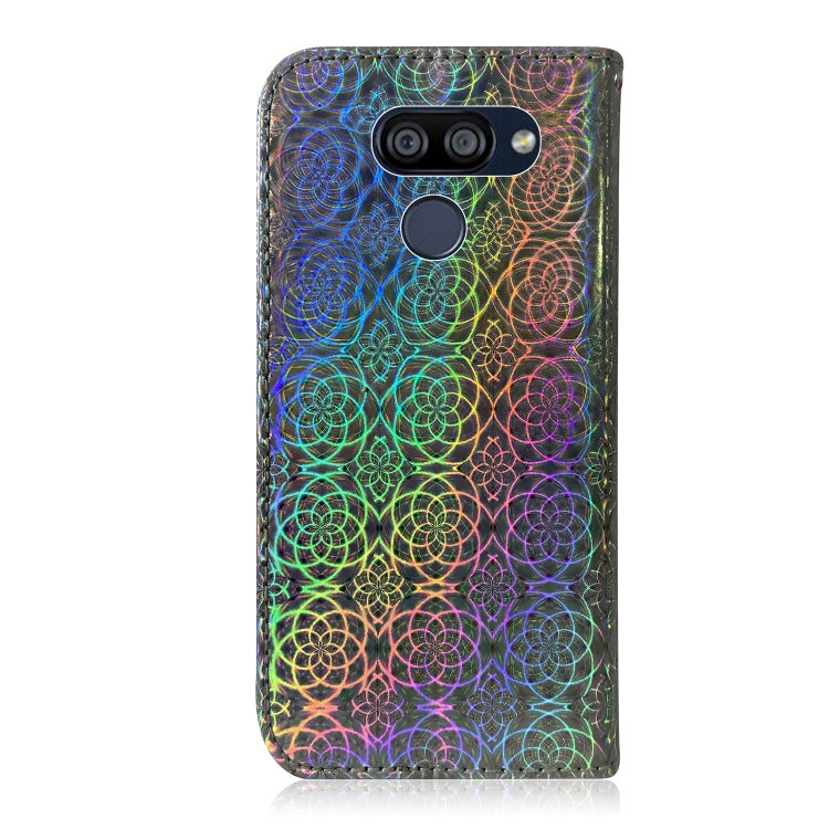 For LG K40S Solid Hyun Color Magnetic Attraction Horizontal Flip Leather Case with Lanyard, Support Holder & Card Slot & Wallet