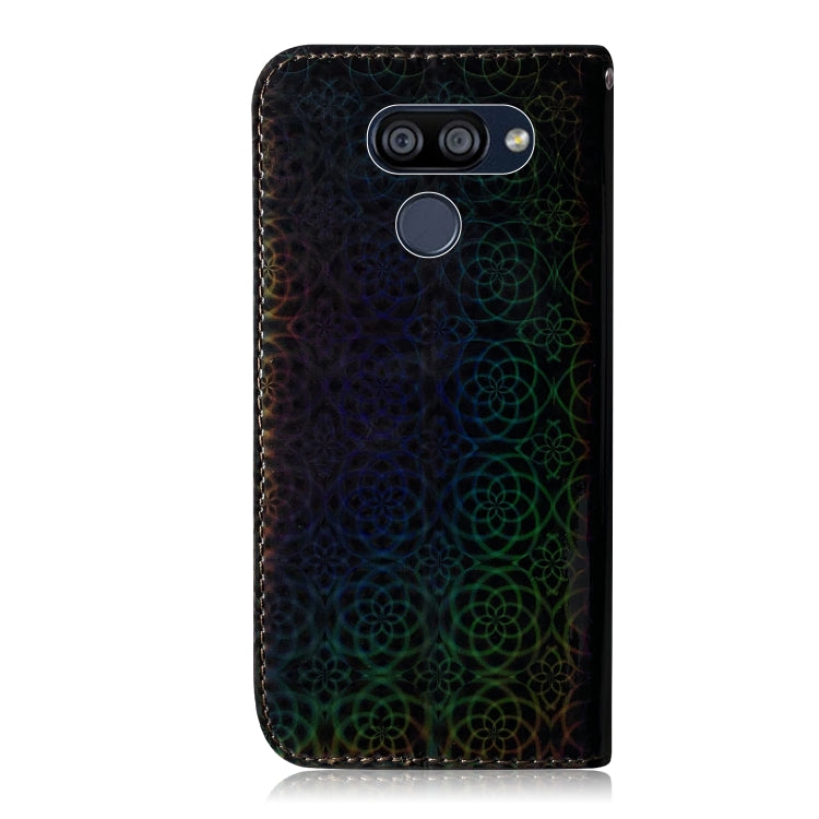 For LG K40S Solid Hyun Color Magnetic Attraction Horizontal Flip Leather Case with Lanyard, Support Holder & Card Slot & Wallet