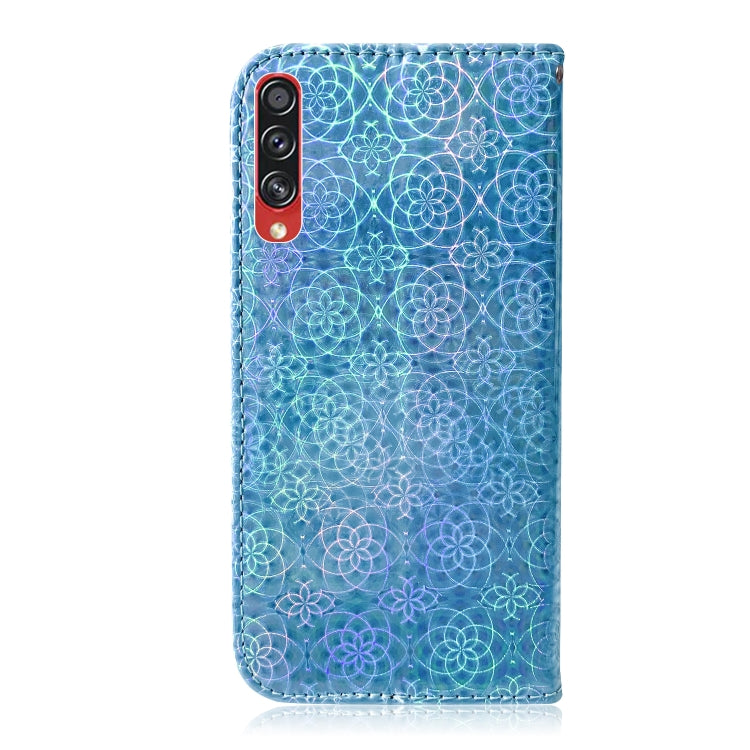 For Galaxy A70s Solid Hyun Color Magnetic Attraction Horizontal Flip Leather Case with Lanyard, Support Holder & Card Slot & Wallet