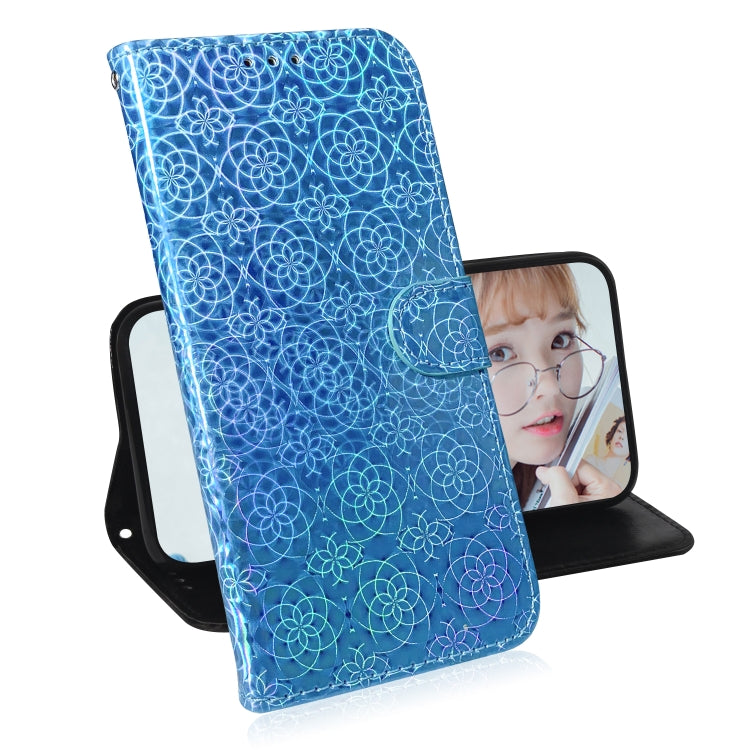 For Galaxy A70s Solid Hyun Color Magnetic Attraction Horizontal Flip Leather Case with Lanyard, Support Holder & Card Slot & Wallet