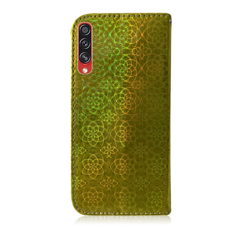 For Galaxy A70s Solid Hyun Color Magnetic Attraction Horizontal Flip Leather Case with Lanyard, Support Holder & Card Slot & Wallet