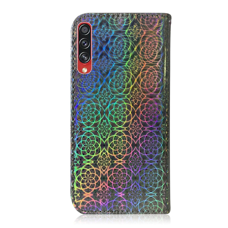 For Galaxy A70s Solid Hyun Color Magnetic Attraction Horizontal Flip Leather Case with Lanyard, Support Holder & Card Slot & Wallet
