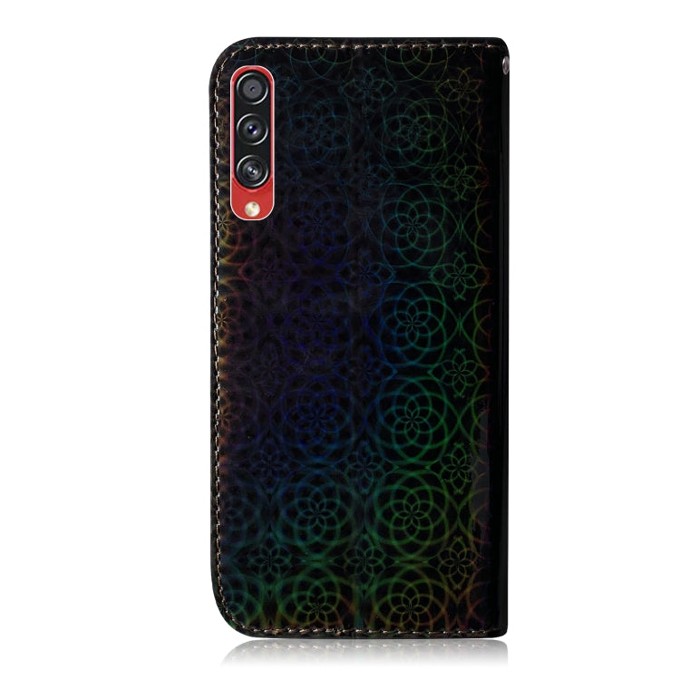 For Galaxy A70s Solid Hyun Color Magnetic Attraction Horizontal Flip Leather Case with Lanyard, Support Holder & Card Slot & Wallet
