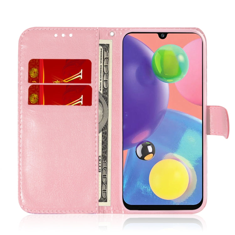 For Galaxy A70s Solid Hyun Color Magnetic Attraction Horizontal Flip Leather Case with Lanyard, Support Holder & Card Slot & Wallet