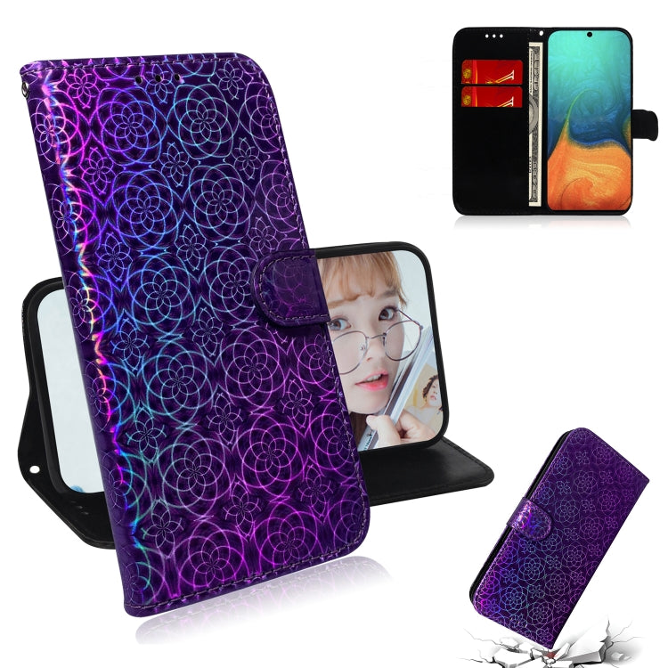 For Galaxy A71 Solid Hyun Color Magnetic Attraction Horizontal Flip Leather Case with Lanyard, Support Holder & Card Slot & Wallet