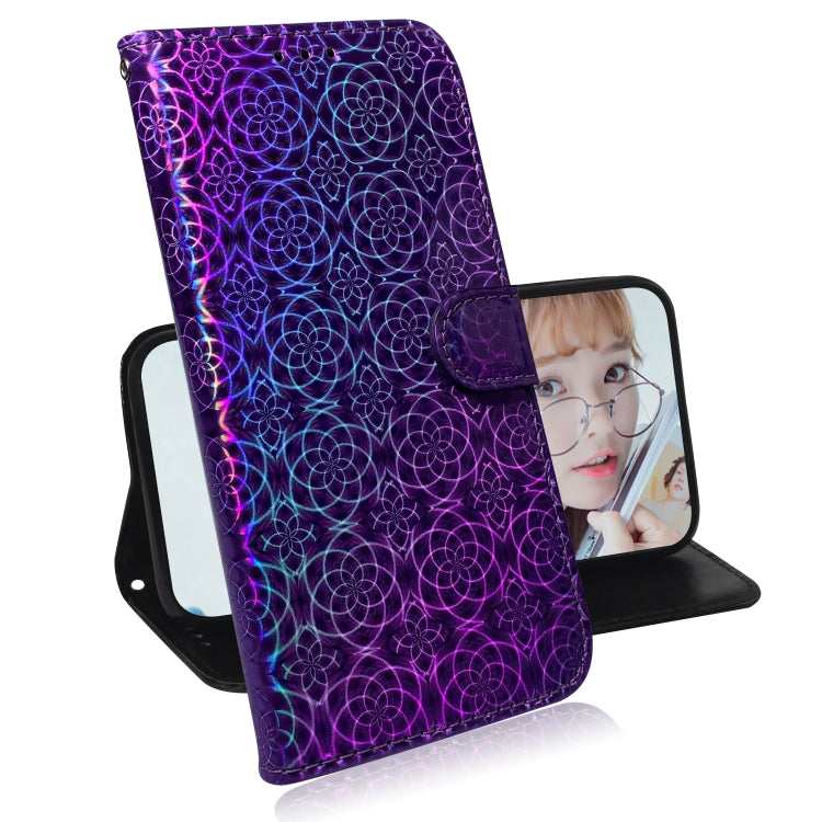 For Galaxy A71 Solid Hyun Color Magnetic Attraction Horizontal Flip Leather Case with Lanyard, Support Holder & Card Slot & Wallet