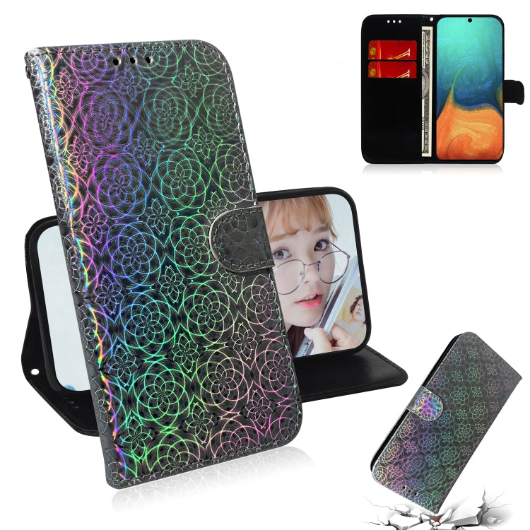 For Galaxy A71 Solid Hyun Color Magnetic Attraction Horizontal Flip Leather Case with Lanyard, Support Holder & Card Slot & Wallet