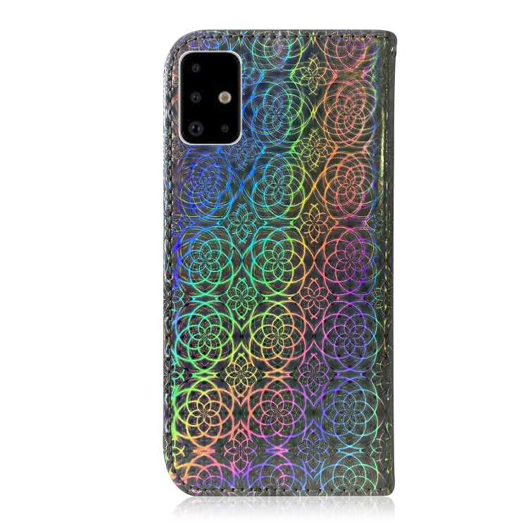 For Galaxy A71 Solid Hyun Color Magnetic Attraction Horizontal Flip Leather Case with Lanyard, Support Holder & Card Slot & Wallet