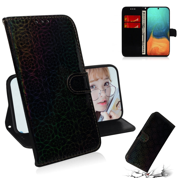 For Galaxy A71 Solid Hyun Color Magnetic Attraction Horizontal Flip Leather Case with Lanyard, Support Holder & Card Slot & Wallet
