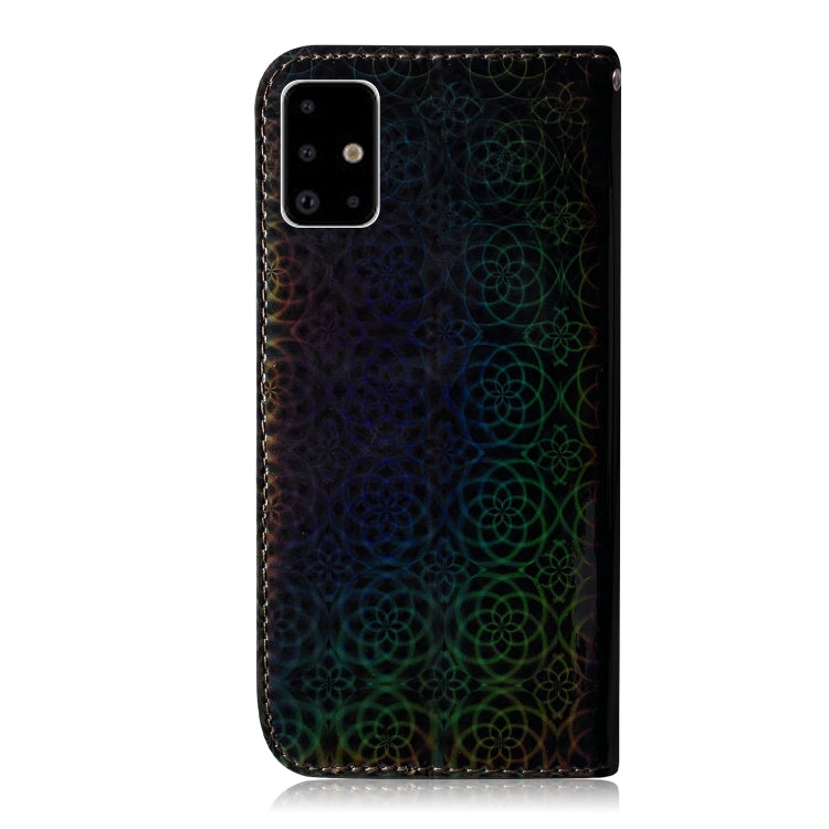 For Galaxy A71 Solid Hyun Color Magnetic Attraction Horizontal Flip Leather Case with Lanyard, Support Holder & Card Slot & Wallet