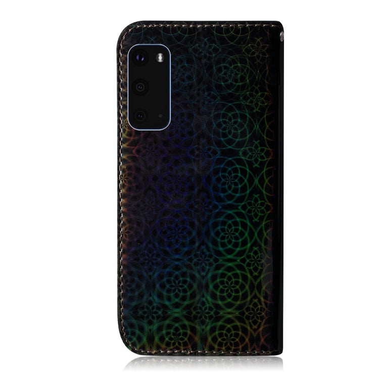 For Galaxy S20 Solid Hyun Color Magnetic Attraction Horizontal Flip Leather Case with Lanyard, Support Holder & Card Slot & Wallet