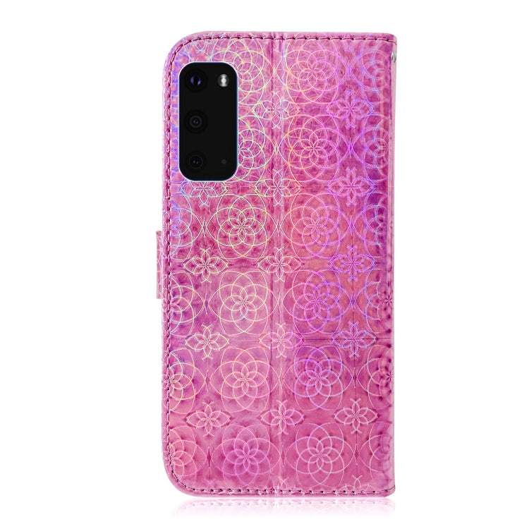 For Galaxy S20 Solid Hyun Color Magnetic Attraction Horizontal Flip Leather Case with Lanyard, Support Holder & Card Slot & Wallet