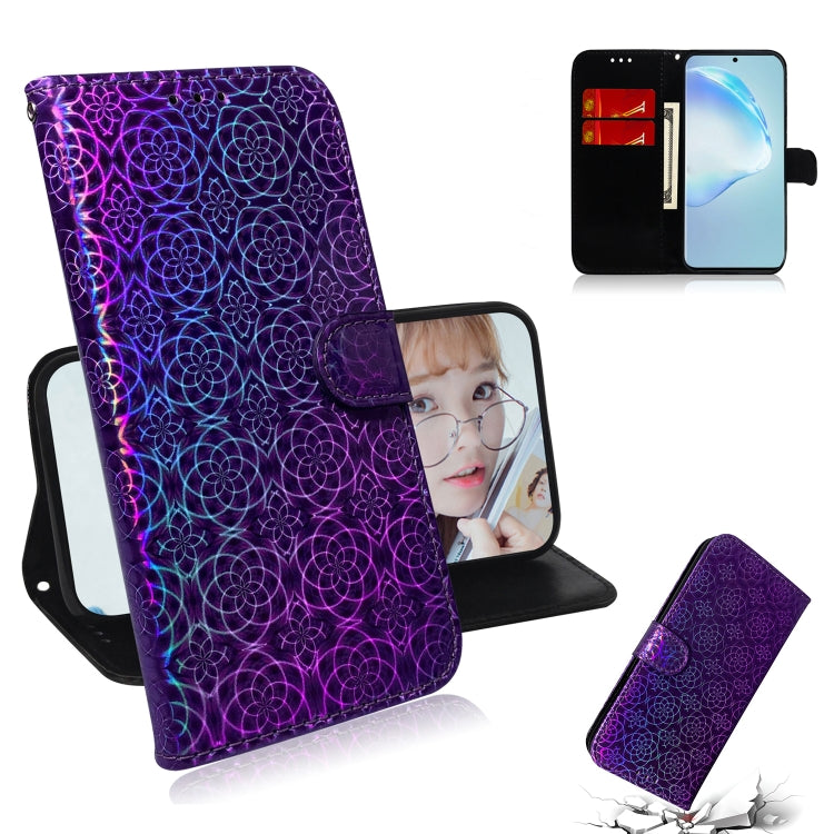 For Galaxy S20+ Solid Hyun Color Magnetic Attraction Horizontal Flip Leather Case with Lanyard, Support Holder & Card Slot & Wallet