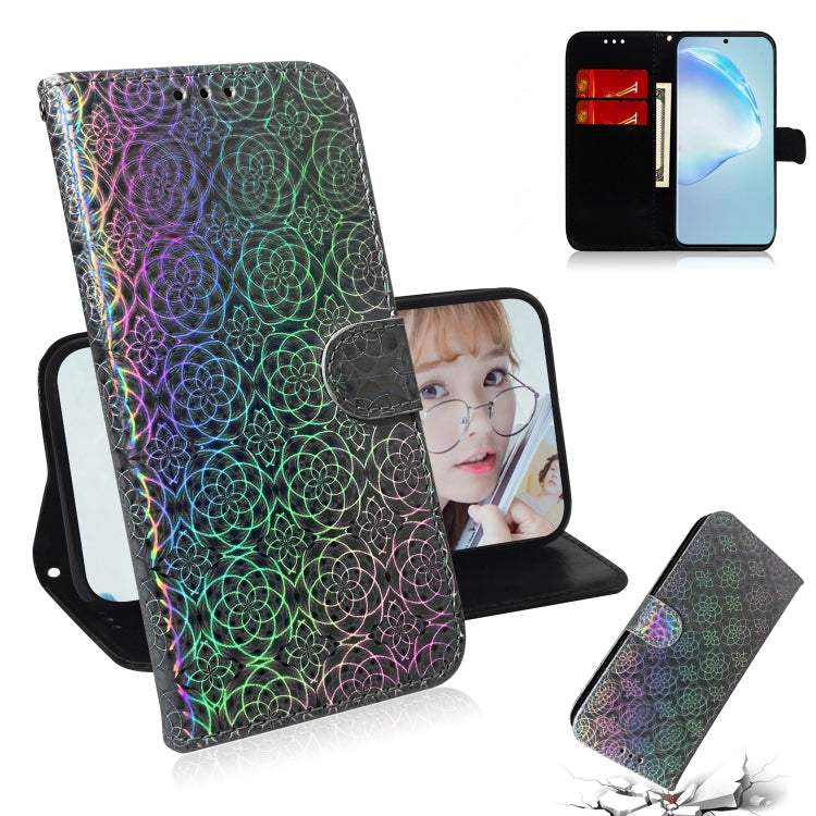 For Galaxy S20+ Solid Hyun Color Magnetic Attraction Horizontal Flip Leather Case with Lanyard, Support Holder & Card Slot & Wallet