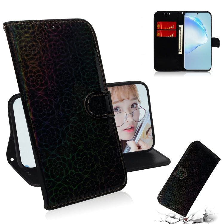 For Galaxy S20+ Solid Hyun Color Magnetic Attraction Horizontal Flip Leather Case with Lanyard, Support Holder & Card Slot & Wallet