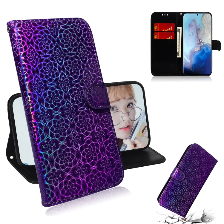 For Galaxy S20 Ultra Solid Hyun Color Magnetic Attraction Horizontal Flip Leather Case with Lanyard, Support Holder & Card Slot & Wallet