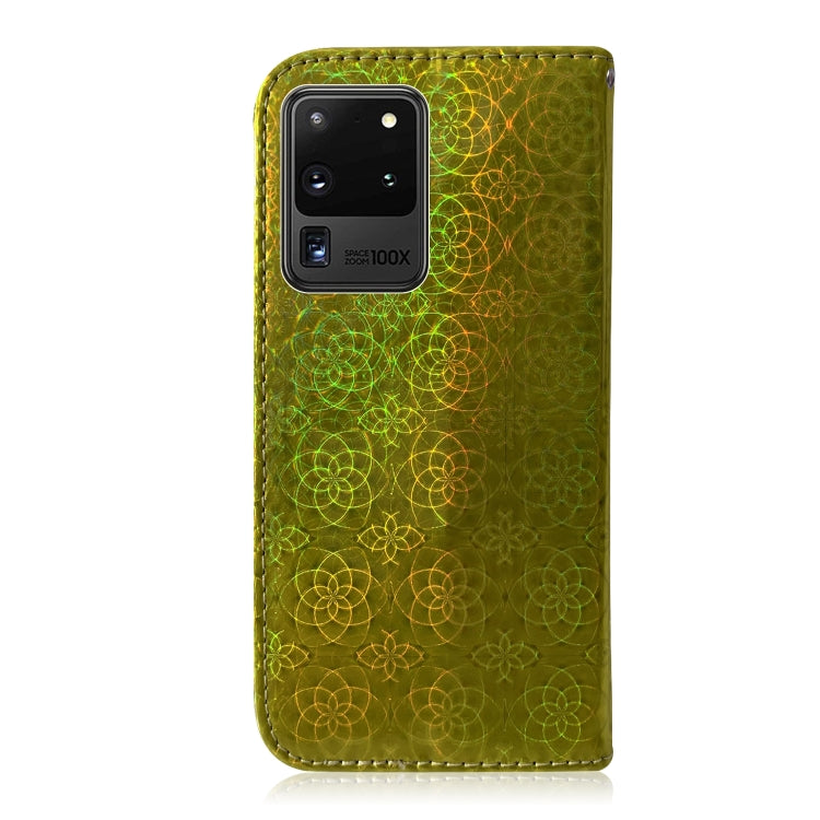 For Galaxy S20 Ultra Solid Hyun Color Magnetic Attraction Horizontal Flip Leather Case with Lanyard, Support Holder & Card Slot & Wallet
