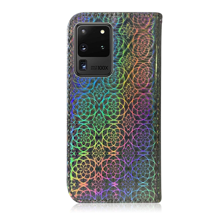 For Galaxy S20 Ultra Solid Hyun Color Magnetic Attraction Horizontal Flip Leather Case with Lanyard, Support Holder & Card Slot & Wallet