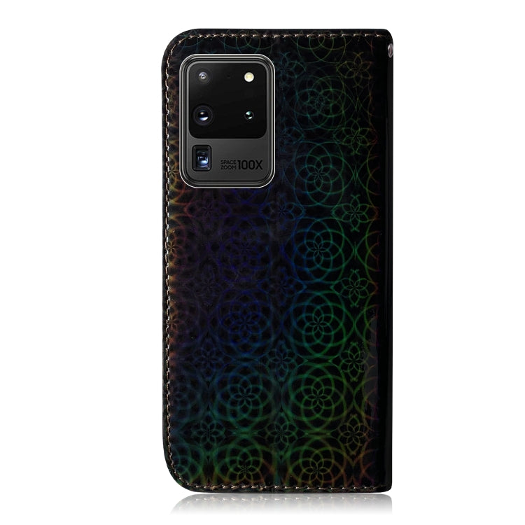 For Galaxy S20 Ultra Solid Hyun Color Magnetic Attraction Horizontal Flip Leather Case with Lanyard, Support Holder & Card Slot & Wallet