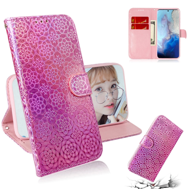 For Galaxy S20 Ultra Solid Hyun Color Magnetic Attraction Horizontal Flip Leather Case with Lanyard, Support Holder & Card Slot & Wallet