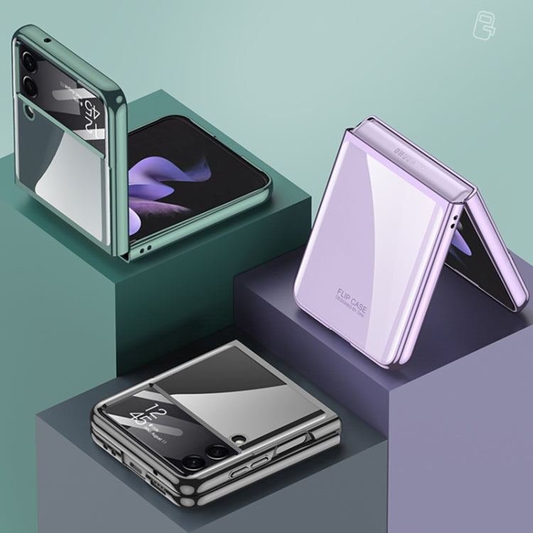 For Samsung Galaxy Z Flip4 GKK Integrated Electroplating Full Coverage Phone Case