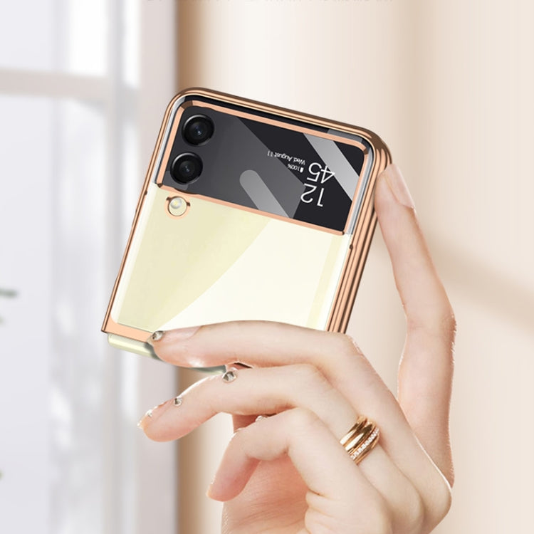 For Samsung Galaxy Z Flip4 GKK Integrated Electroplating Full Coverage Phone Case