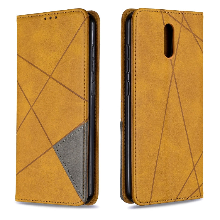 For Nokia 2.3 Rhombus Texture Horizontal Flip Magnetic Leather Case with Holder & Card Slots & Wallet