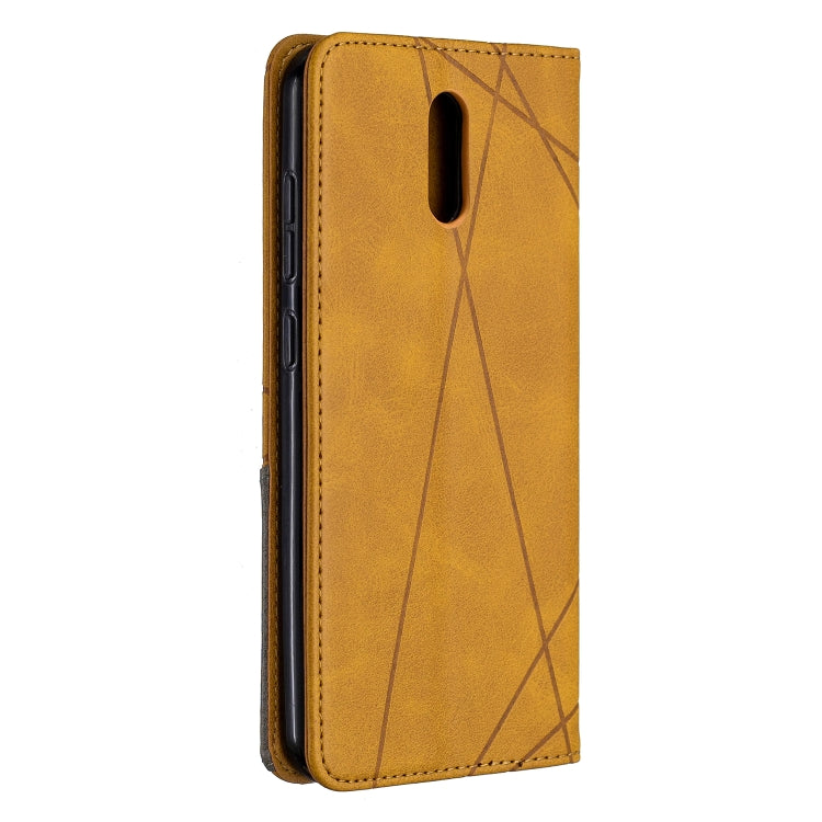 For Nokia 2.3 Rhombus Texture Horizontal Flip Magnetic Leather Case with Holder & Card Slots & Wallet