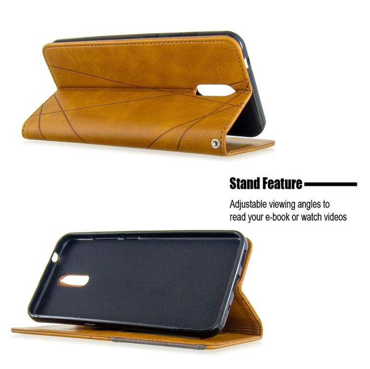 For Nokia 2.3 Rhombus Texture Horizontal Flip Magnetic Leather Case with Holder & Card Slots & Wallet