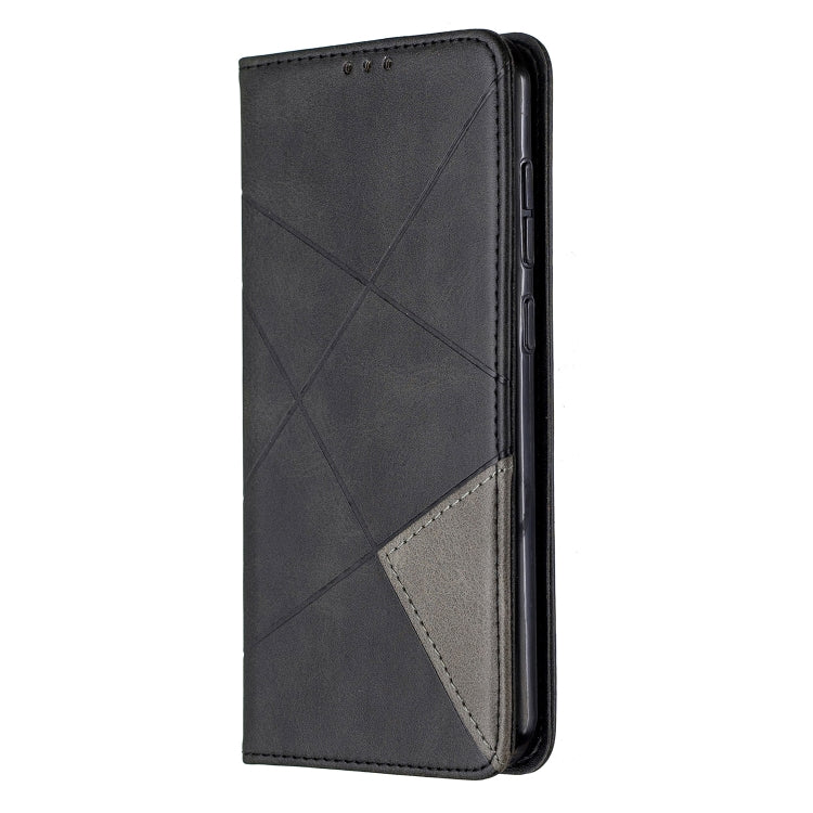 For Nokia 2.3 Rhombus Texture Horizontal Flip Magnetic Leather Case with Holder & Card Slots & Wallet