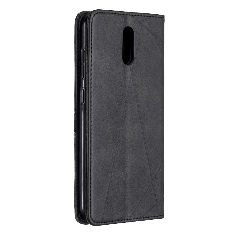 For Nokia 2.3 Rhombus Texture Horizontal Flip Magnetic Leather Case with Holder & Card Slots & Wallet